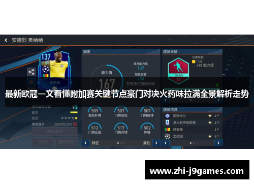 最新欧冠一文看懂附加赛关键节点豪门对决火药味拉满全景解析走势 最新欧冠一文看懂附加赛关键节点豪门对决火药味拉满全景解析走势